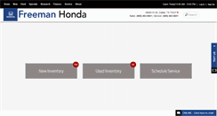 Desktop Screenshot of freemanhonda.net
