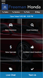 Mobile Screenshot of freemanhonda.net